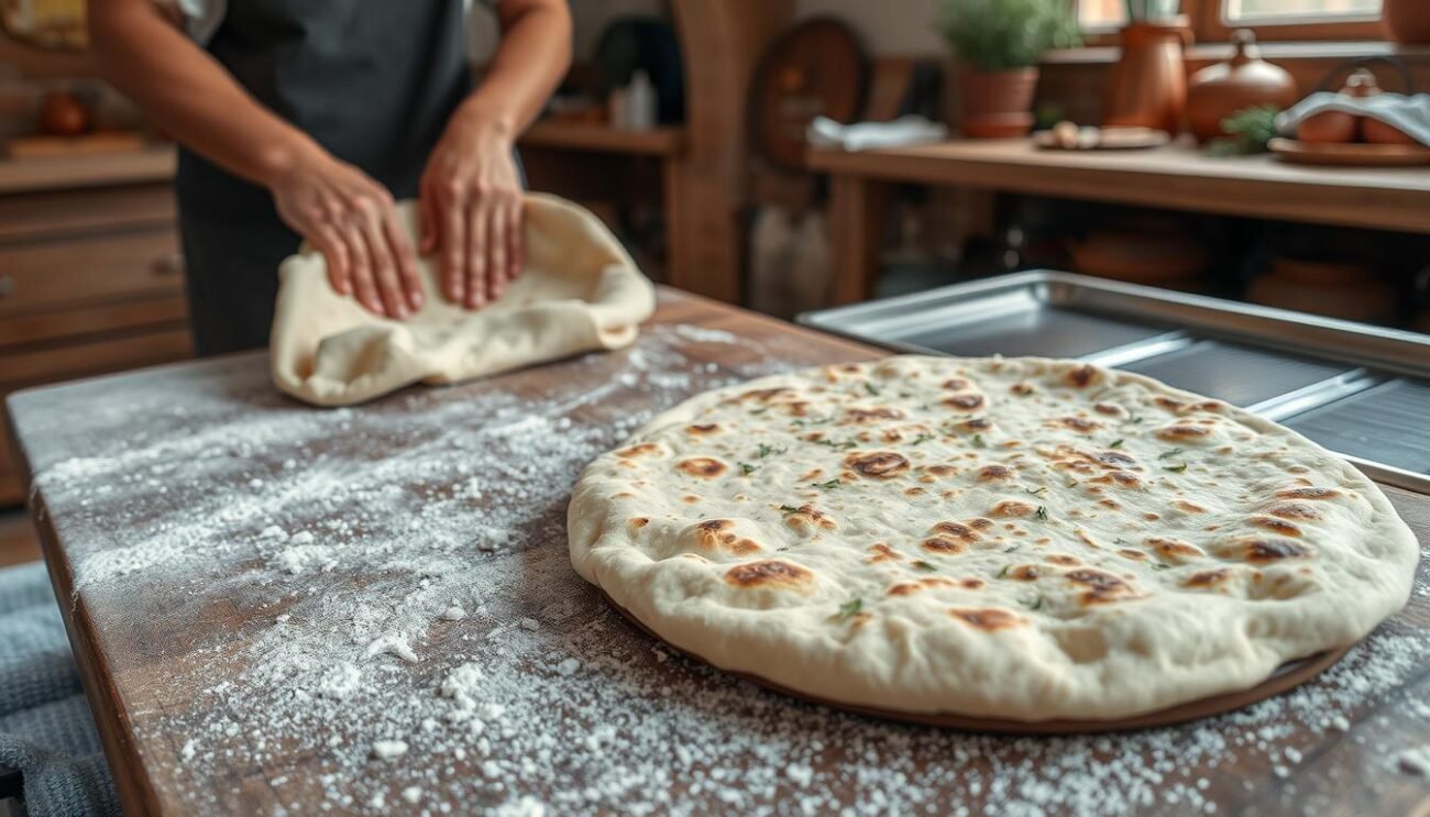 Preparazione piadina