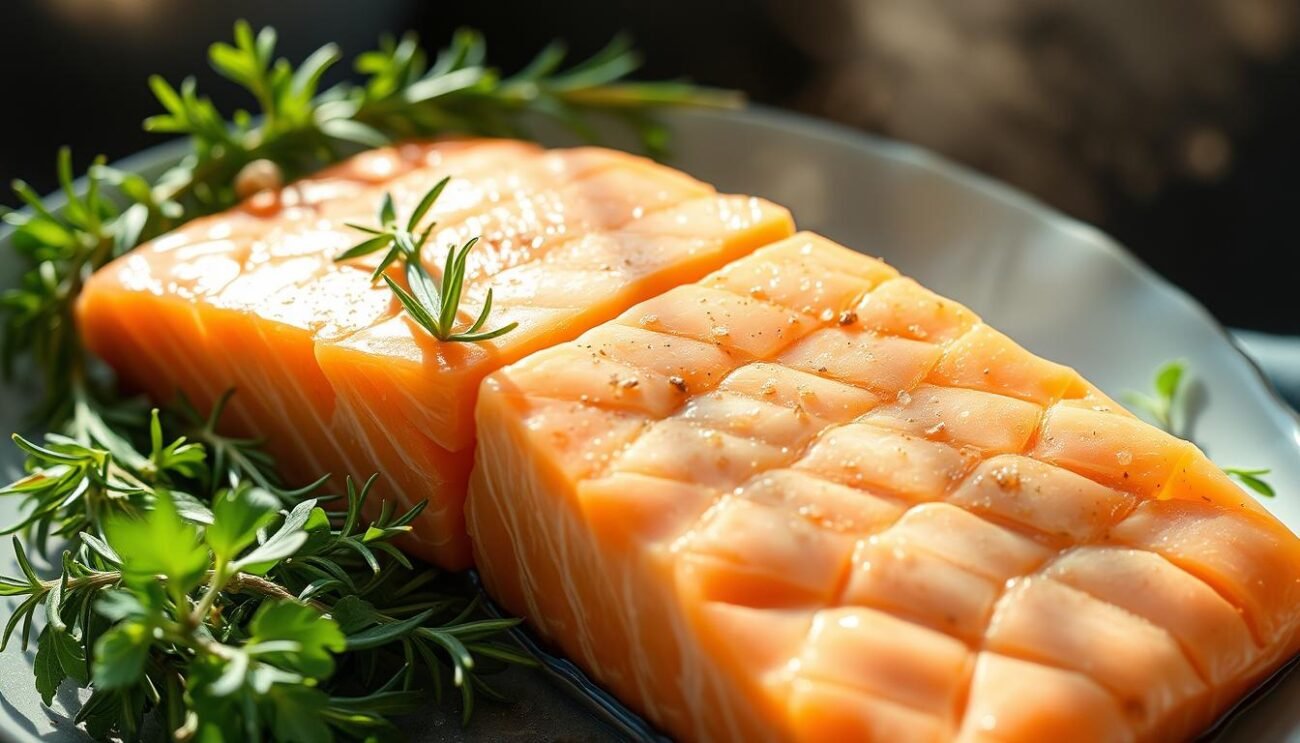 Salmone al vapore preparazione
