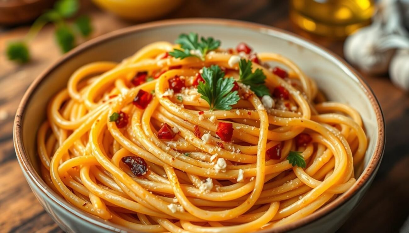 Spaghetti Integrali Aglio e Olio