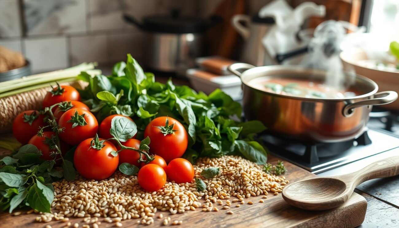 Zuppa di Farro Preparazione