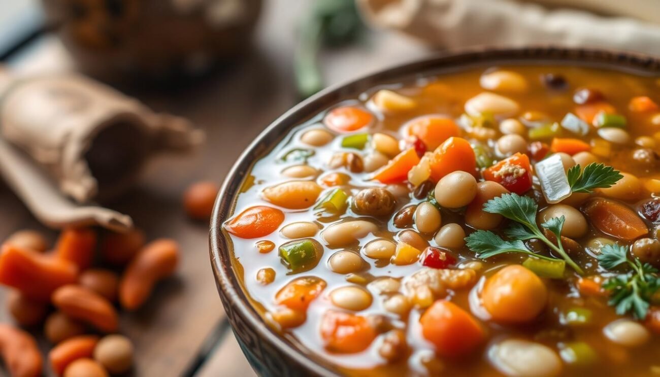 Zuppa di legumi nutriente Zuppa di legumi nutriente