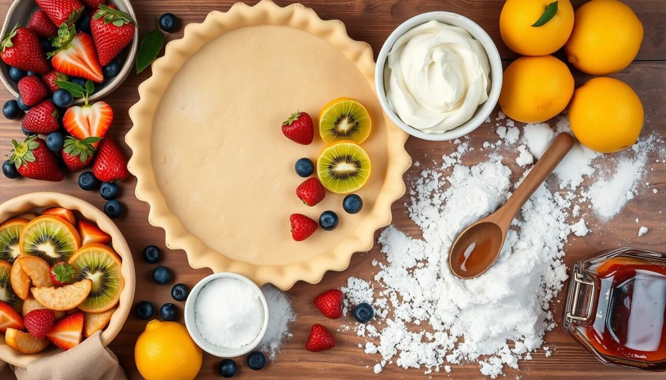 ingredienti necessari per la crostata di frutta