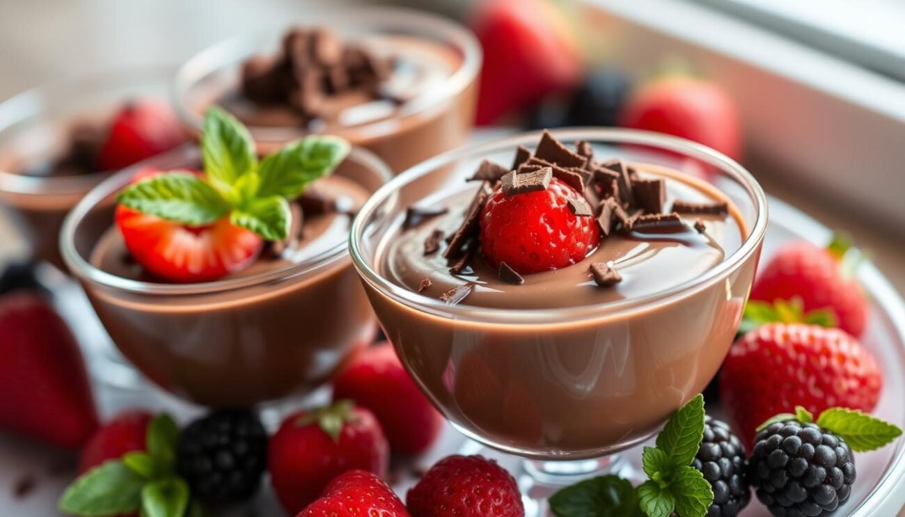 panna cotta al cioccolato