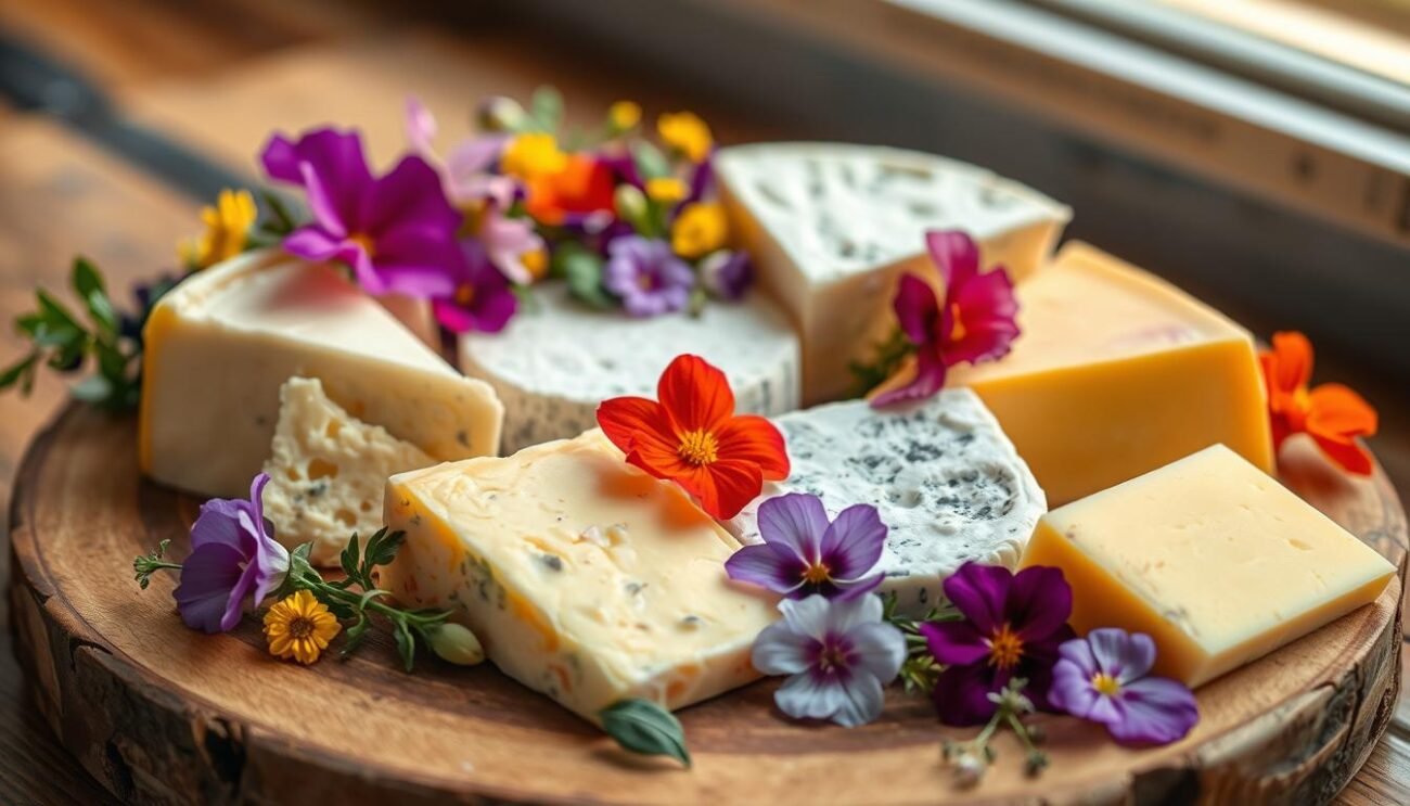 Abbinamenti Formaggi e Fiori Edibili