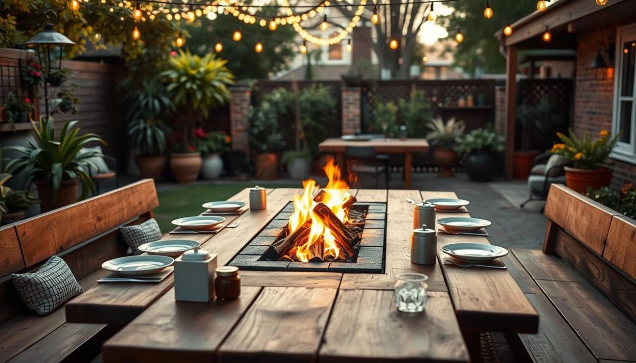 Atmosfera barbecue accogliente Atmosfera barbecue accogliente