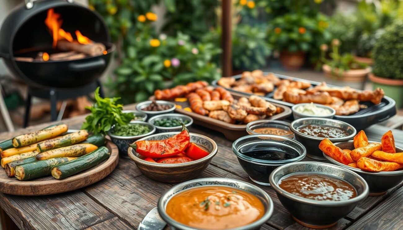 Contorni e salse per barbecue italiano Contorni e salse per barbecue italiano