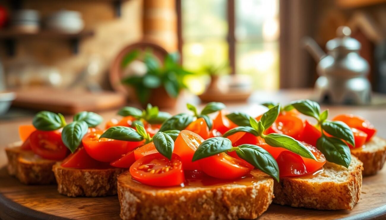 Crostini toscani con pomodori