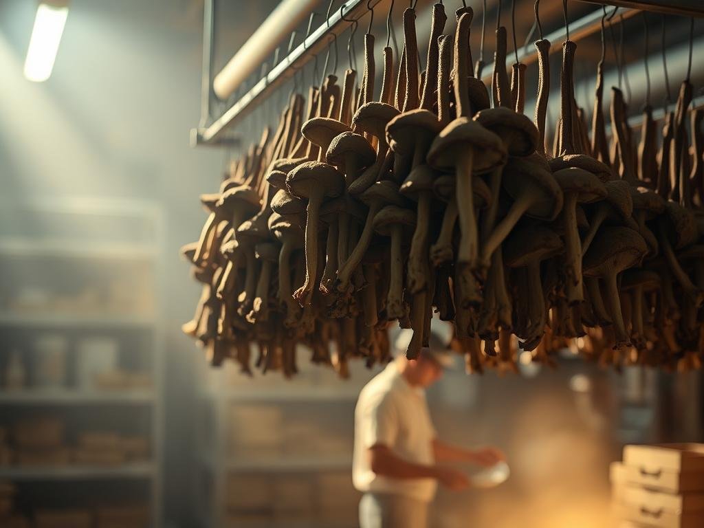 Essiccazione Funghi Processo