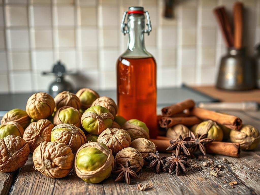 Ingredienti del Nocino Ingredienti del Nocino