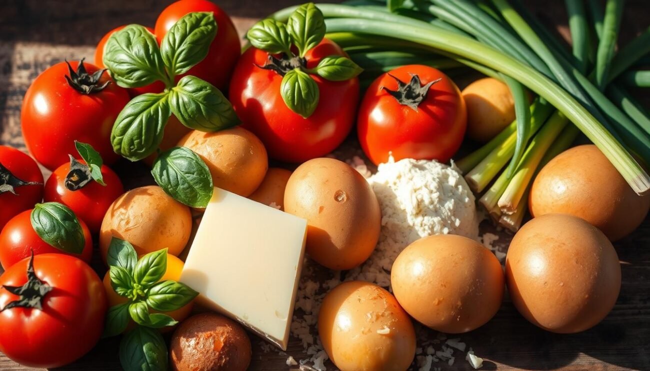 Ingredienti frittata di patate