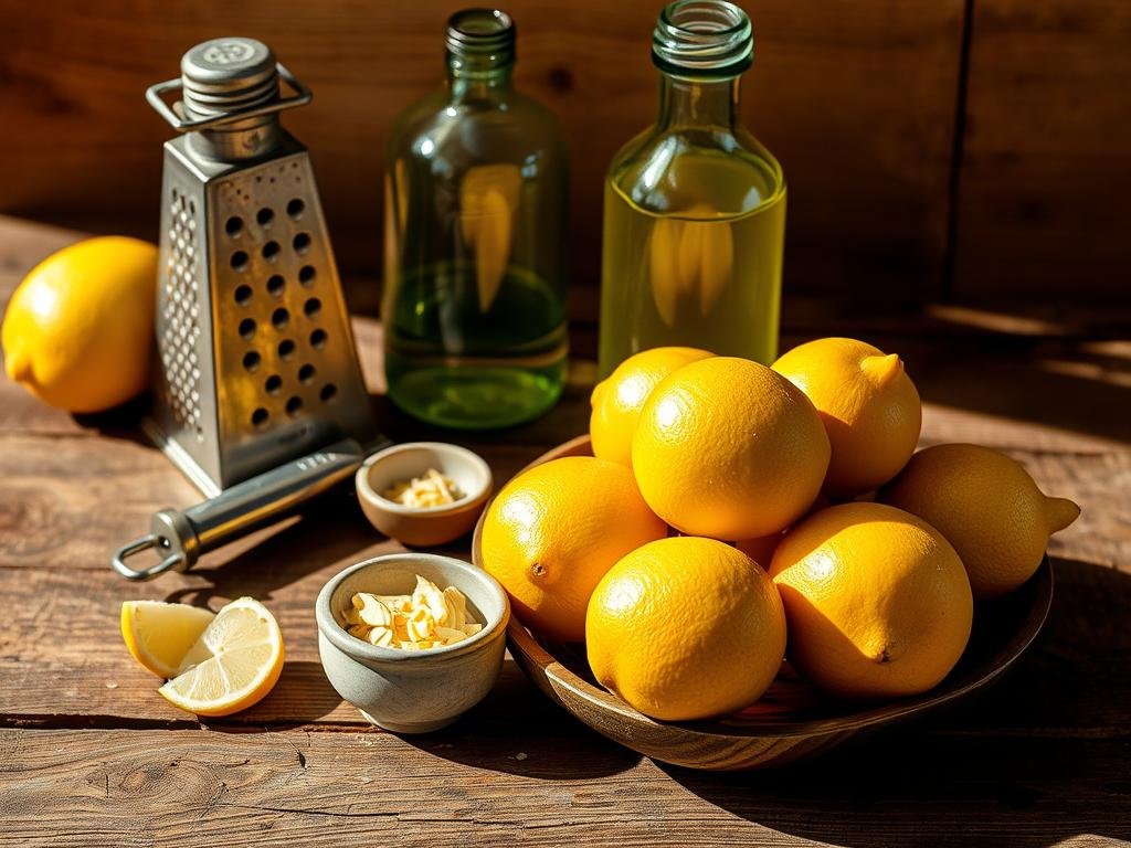 Ingredienti per Limoncello Ingredienti per Limoncello