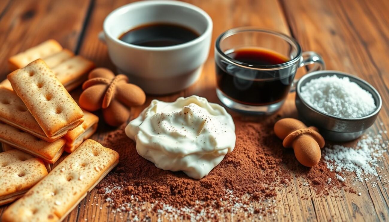 Ingredienti per Tiramisù Senza Uova Ingredienti per Tiramisù Senza Uova