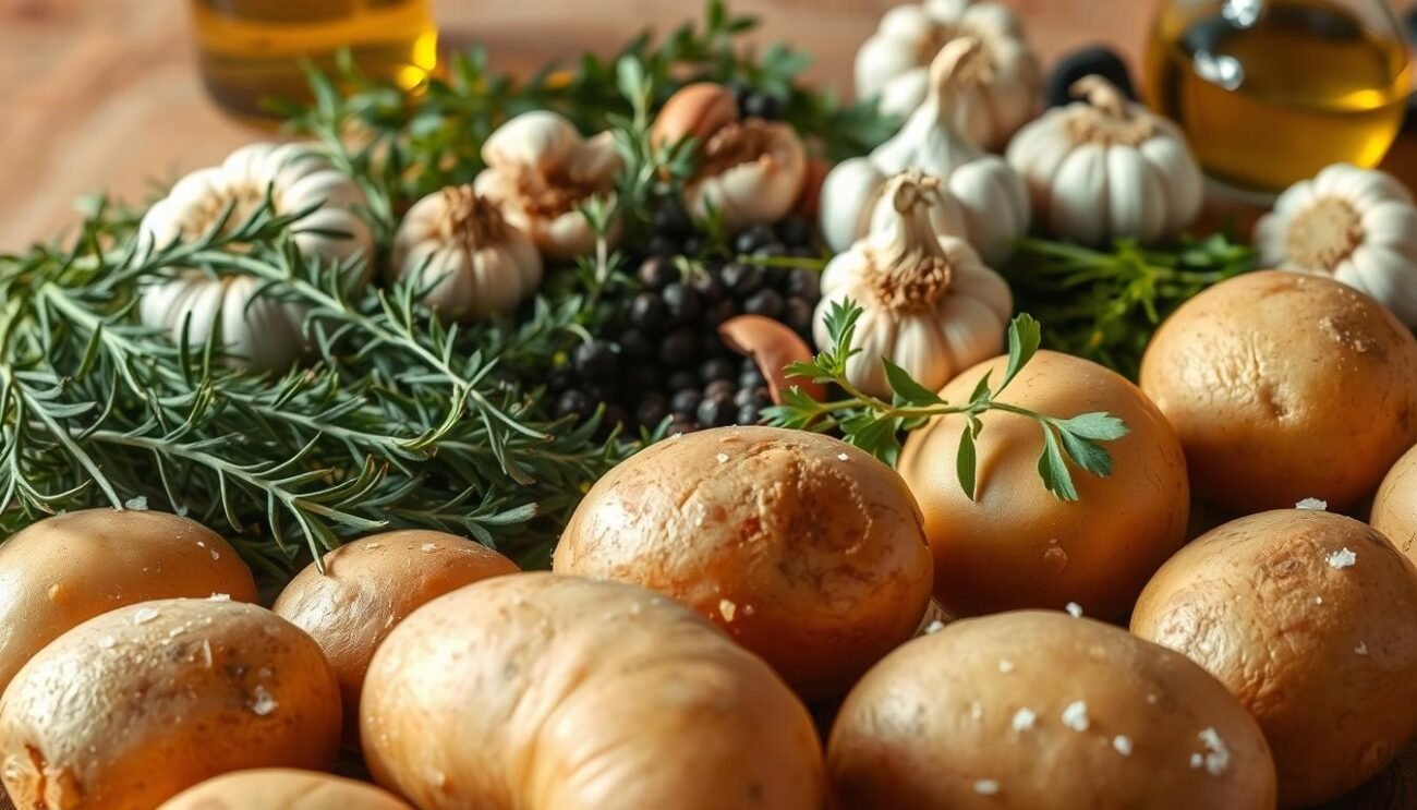 Ingredienti per patate al forno