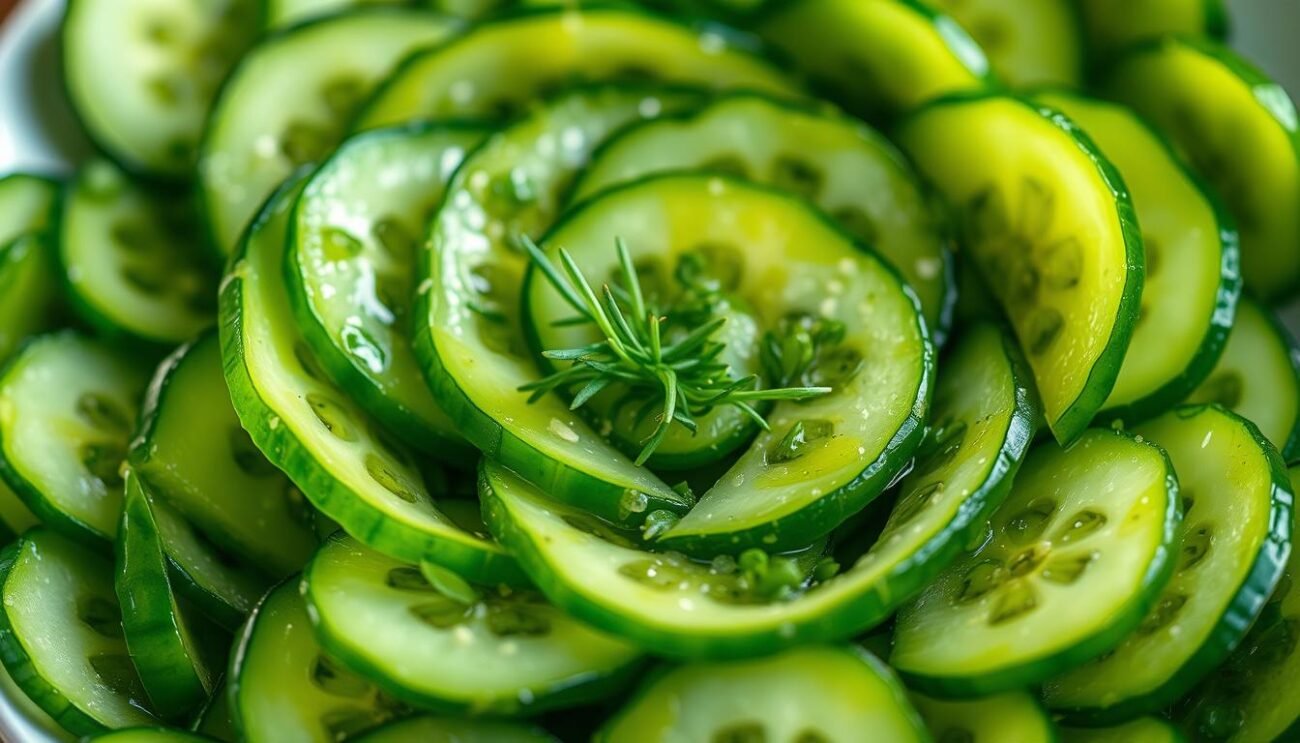 Insalata di cetrioli fresca