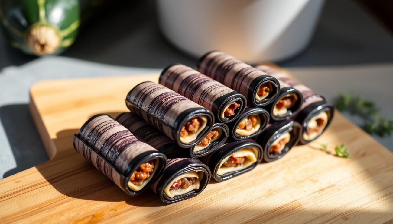 Involtini di Melanzane Assemblaggio