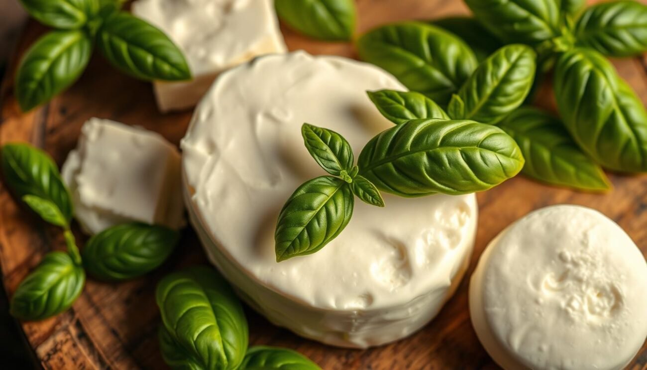 Mozzarella e Basilico Abbinamento Tradizionale Mozzarella e Basilico Abbinamento Tradizionale