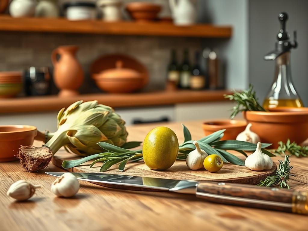 Oliva Raja in cucina