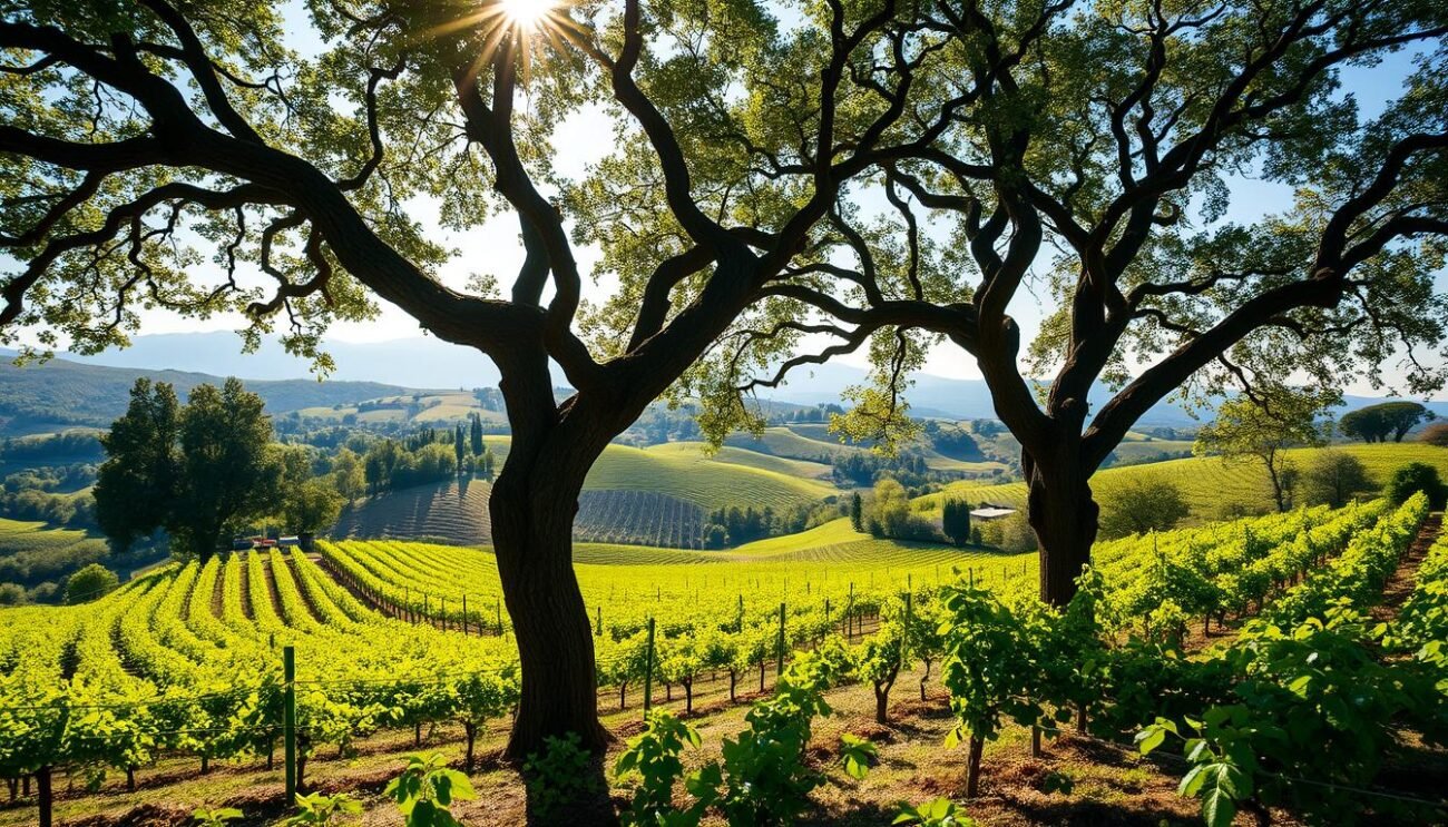 Paesaggio del Roero con tartufi Paesaggio del Roero con tartufi