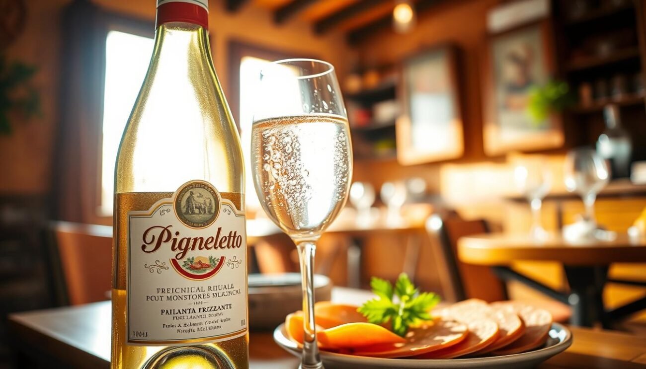 Pignoletto vino frizzante dei Colli Bolognesi