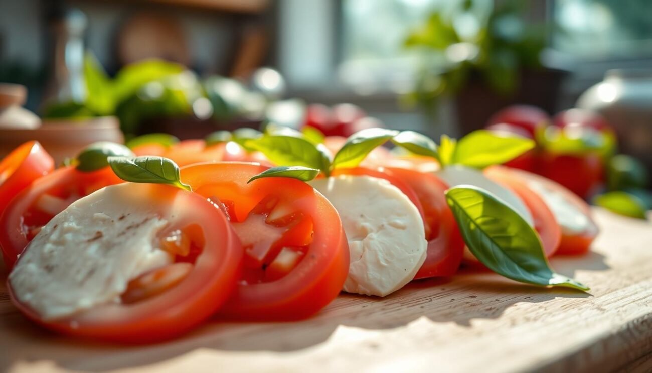 Preparazione Insalata Caprese