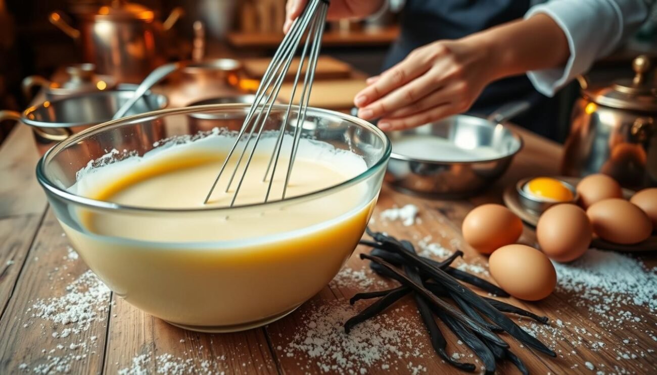 Preparazione crema pasticcera
