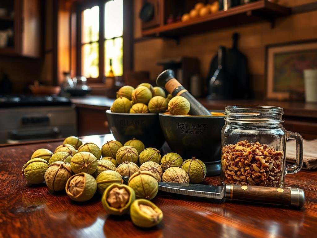 Preparazione del Nocino Preparazione del Nocino
