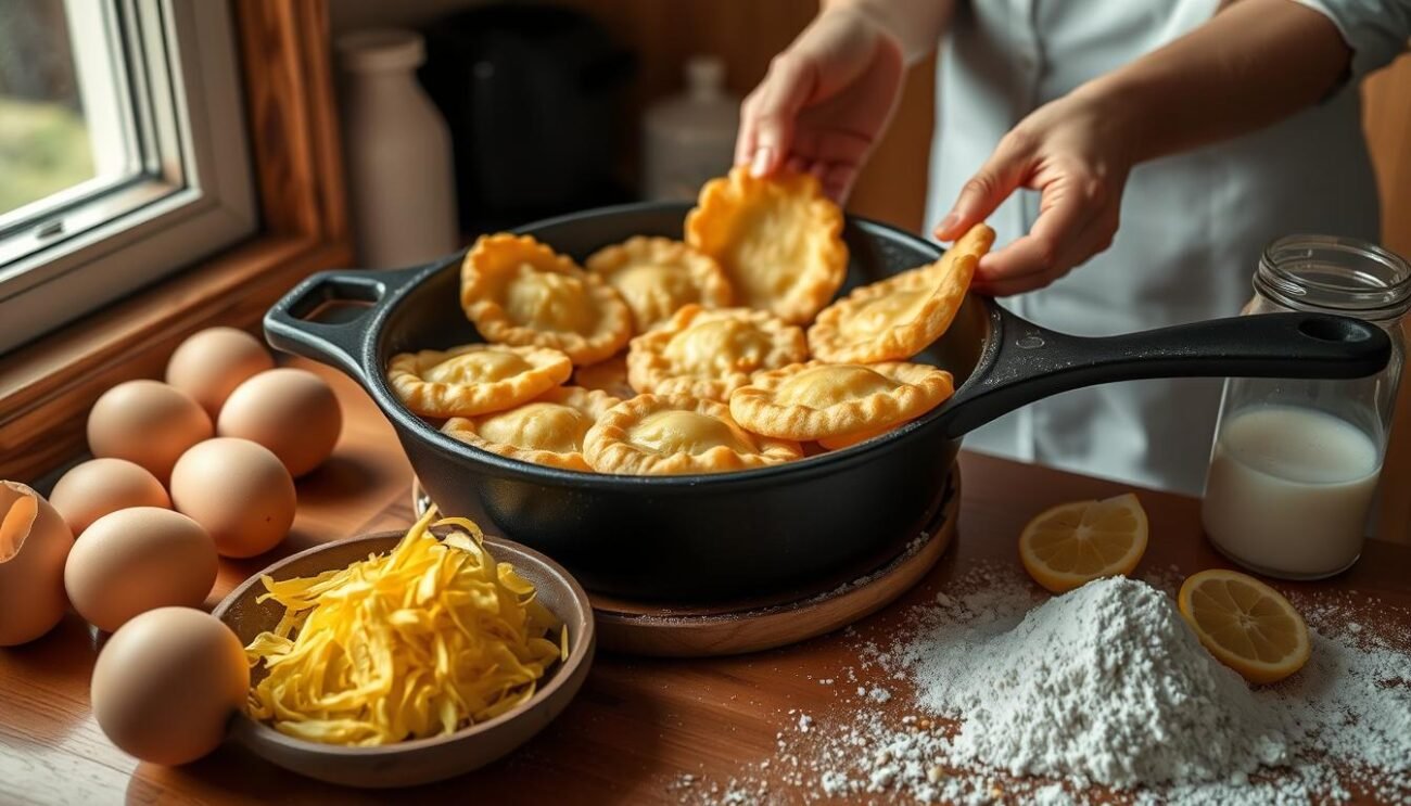 Preparazione frittelle perfette