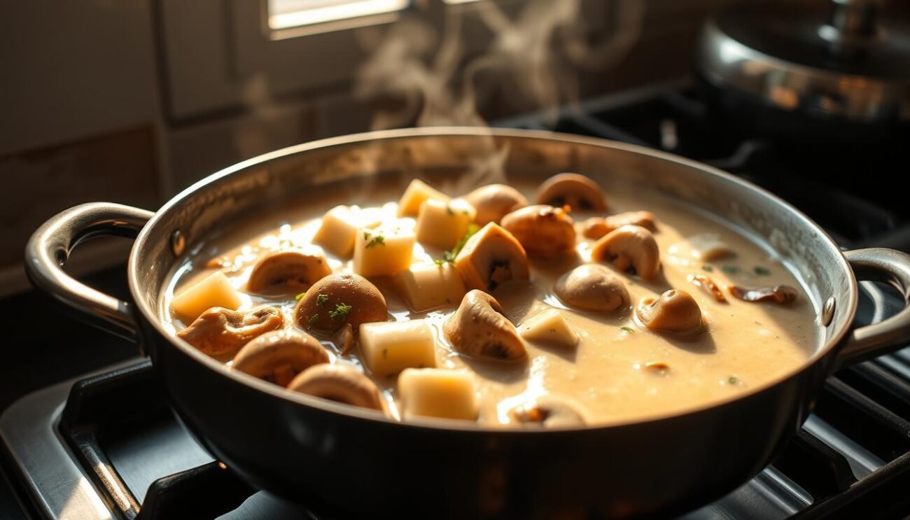 Preparazione salsa per scaloppine