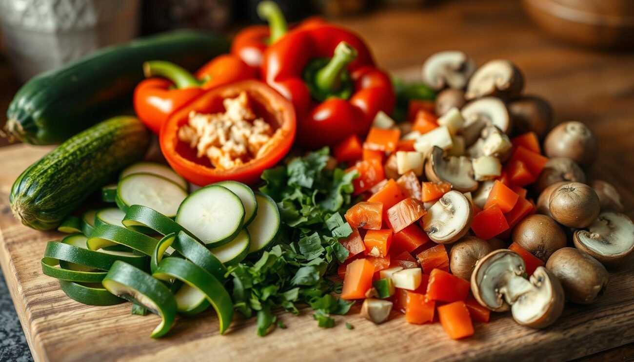 Preparazione verdure per lasagne Preparazione verdure per lasagne