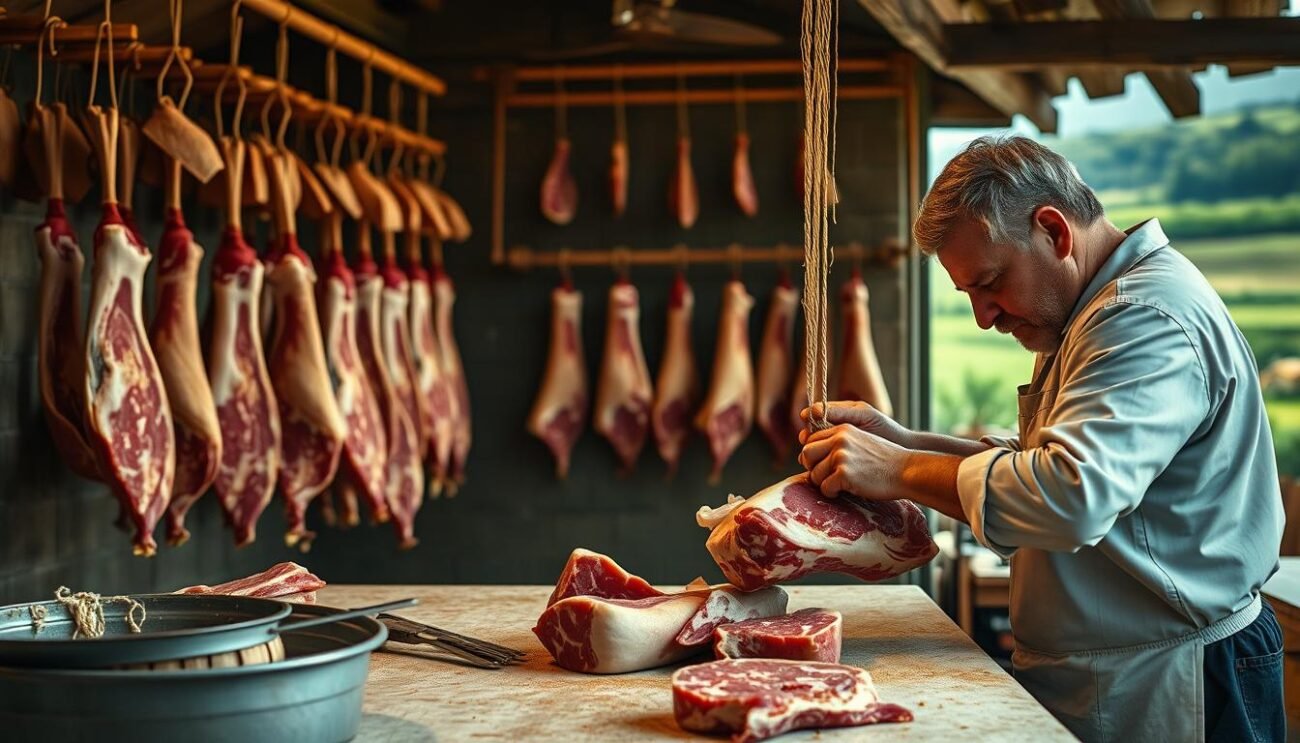 Processo di produzione Spalla Cruda