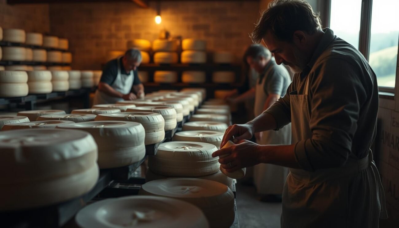 Processo di produzione formaggio Modicana