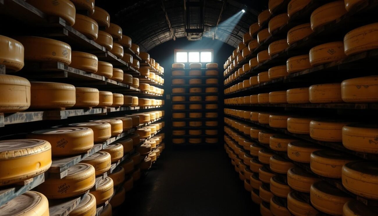 Processo di stagionatura dei formaggi