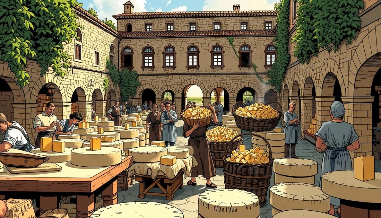 Produzione casearia nei feudi Produzione casearia nei feudi