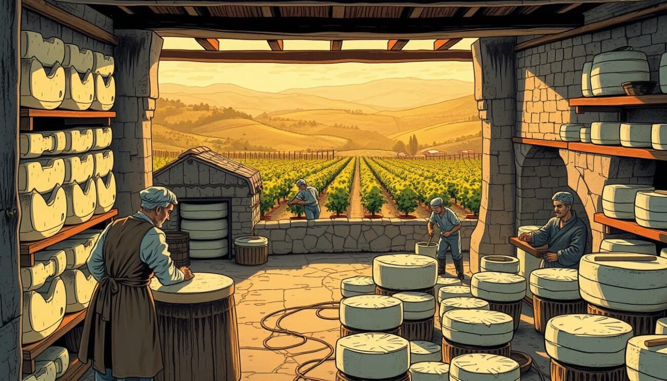 Produzione casearia nel Rinascimento Produzione casearia nel Rinascimento