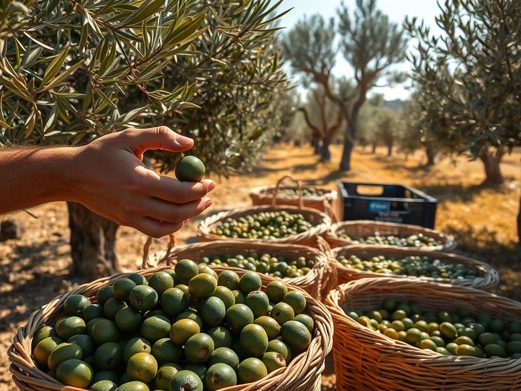 Raccolta manuale delle olive Raccolta manuale delle olive