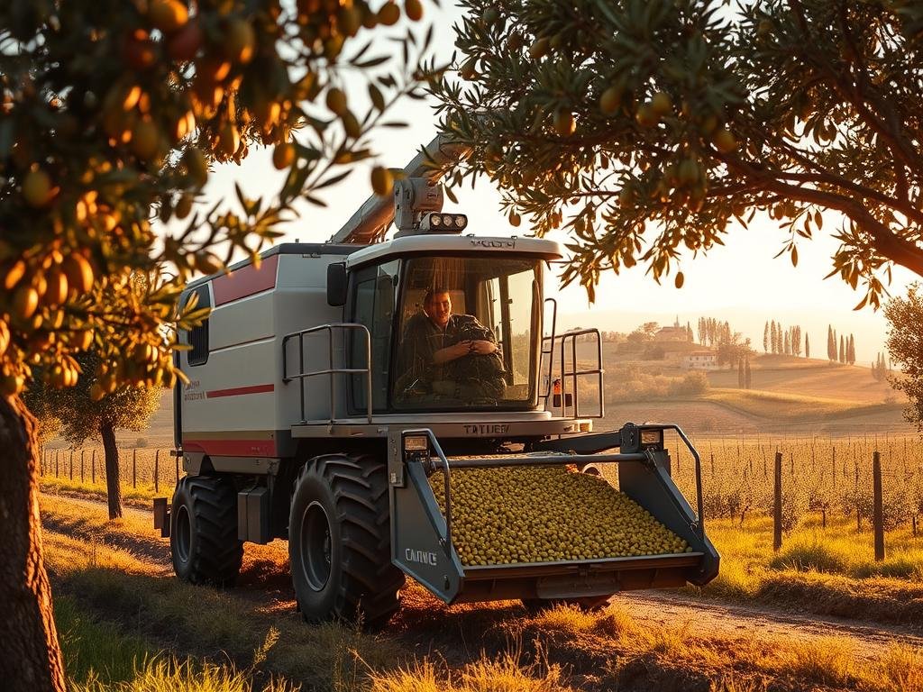 Raccolta meccanica delle olive Raccolta meccanica delle olive