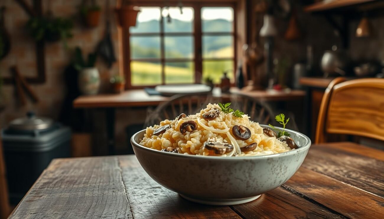 Risotto ai Funghi Preparazione Risotto ai Funghi Preparazione
