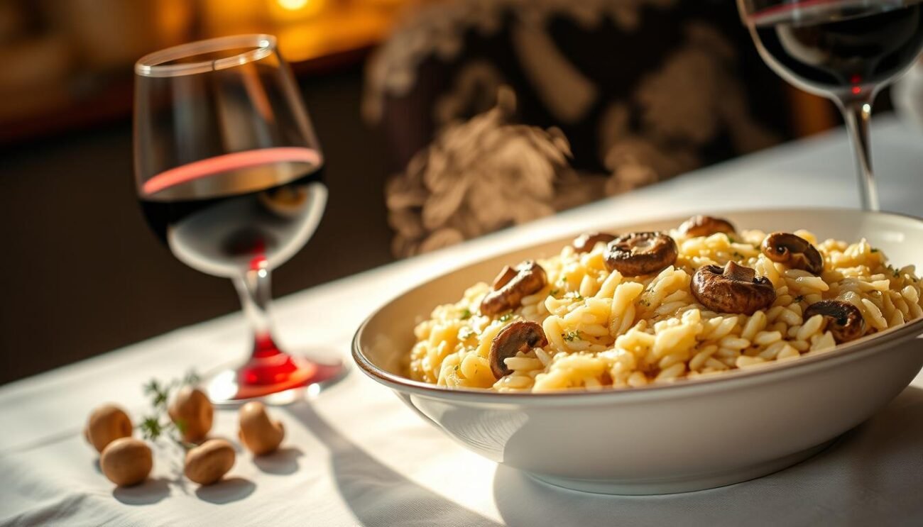 Risotto ai Funghi con Vino Risotto ai Funghi con Vino
