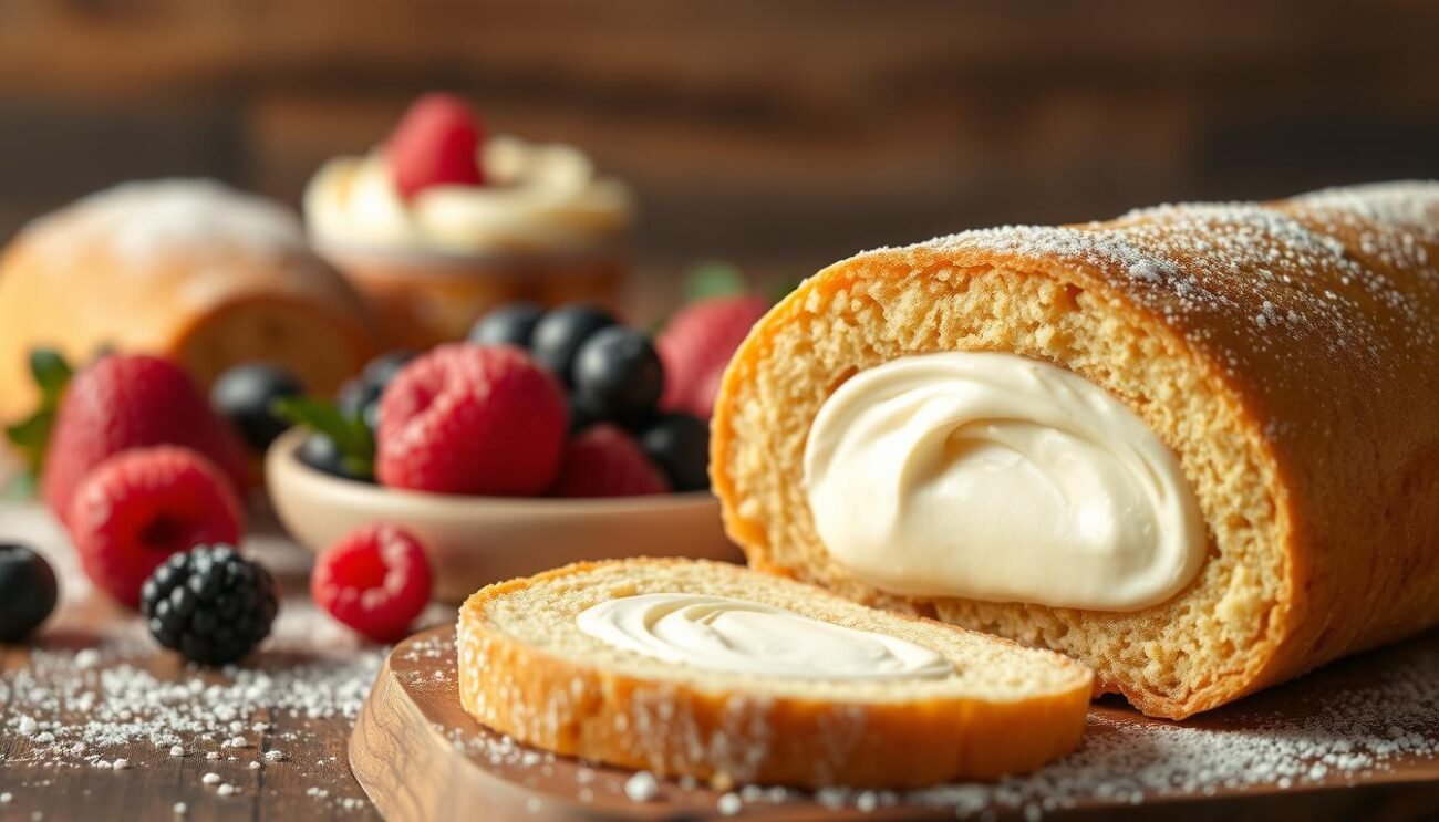 Rotolo con crema di mascarpone