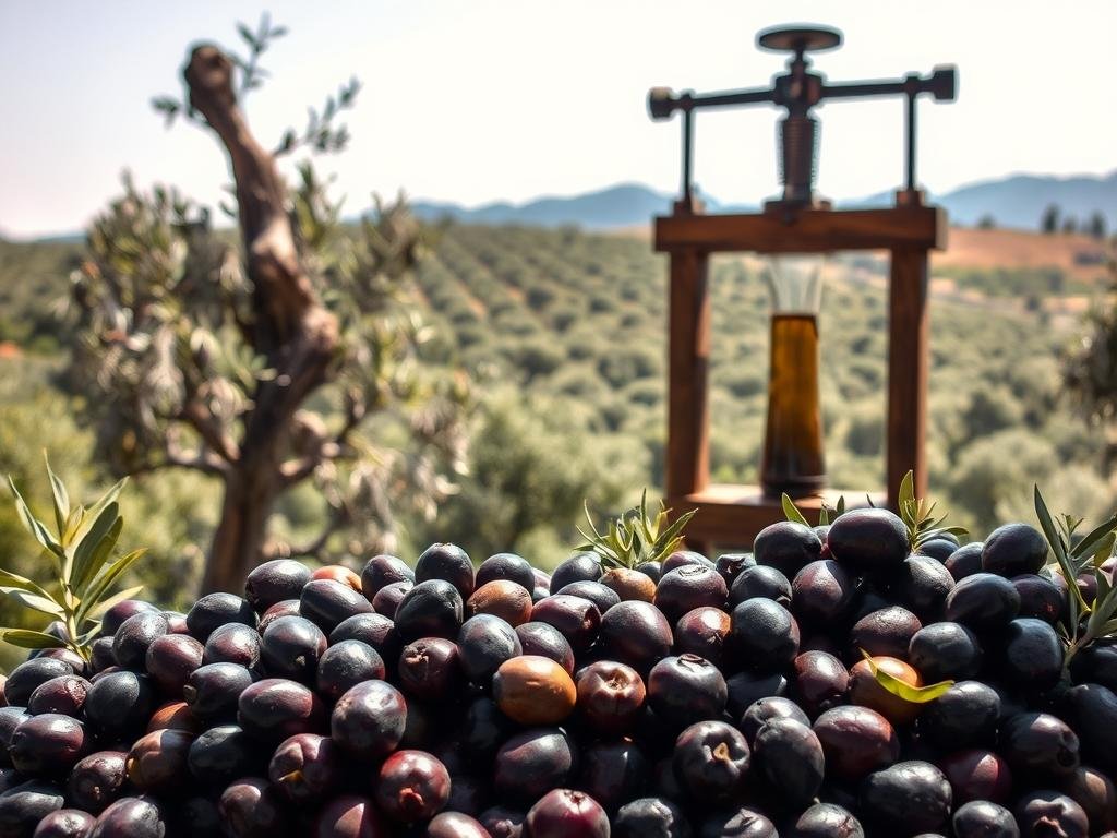 Sansa di Olive Processo di Estrazione