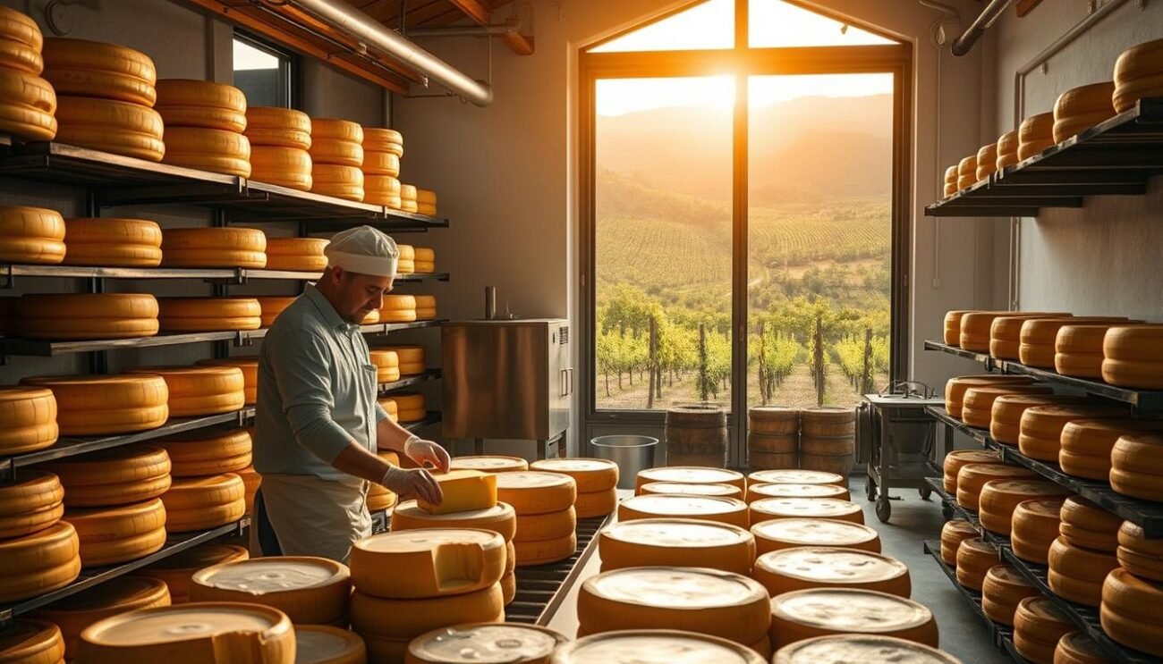 Sostenibilità nell'affinamento dei formaggi