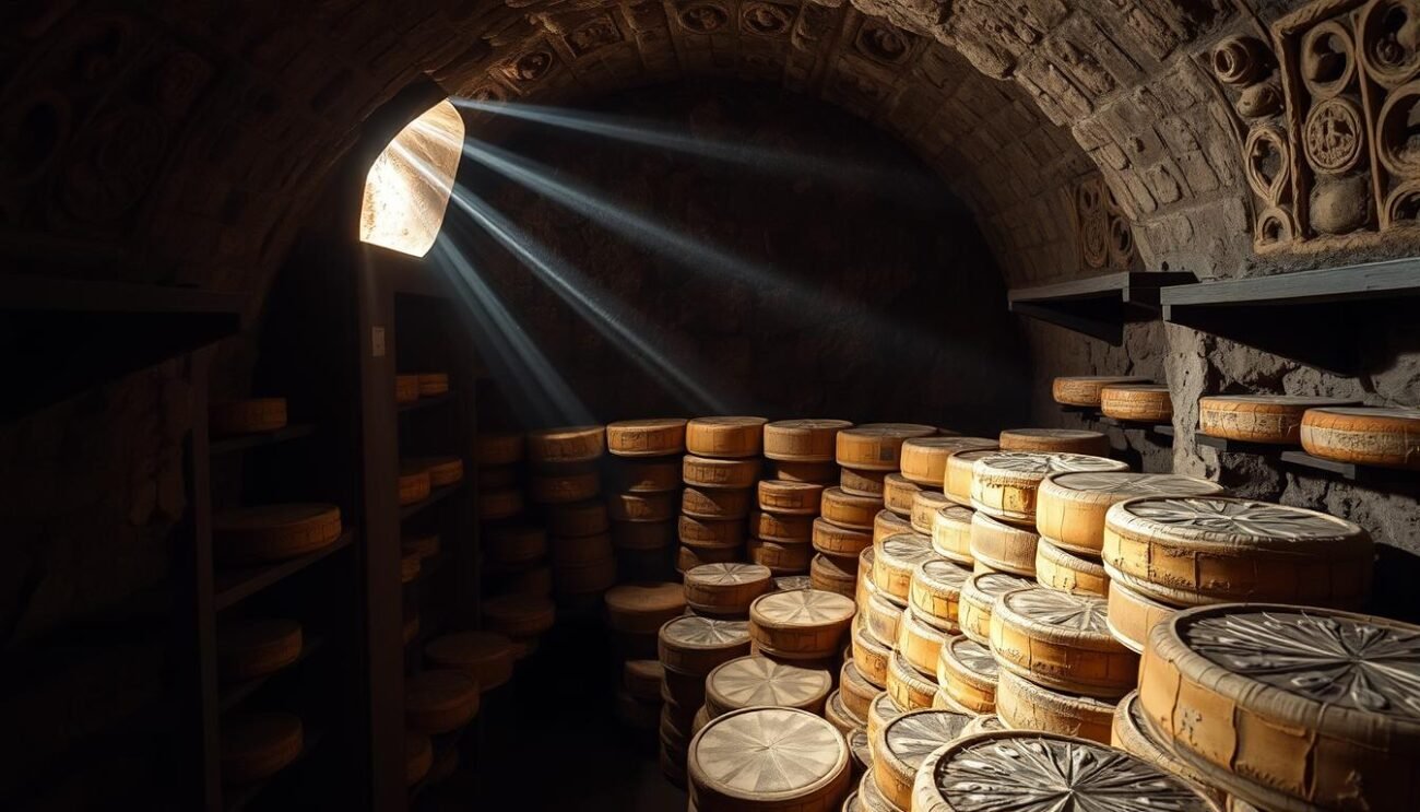 Stagionatura formaggio in fossa tradizionale Stagionatura formaggio in fossa tradizionale