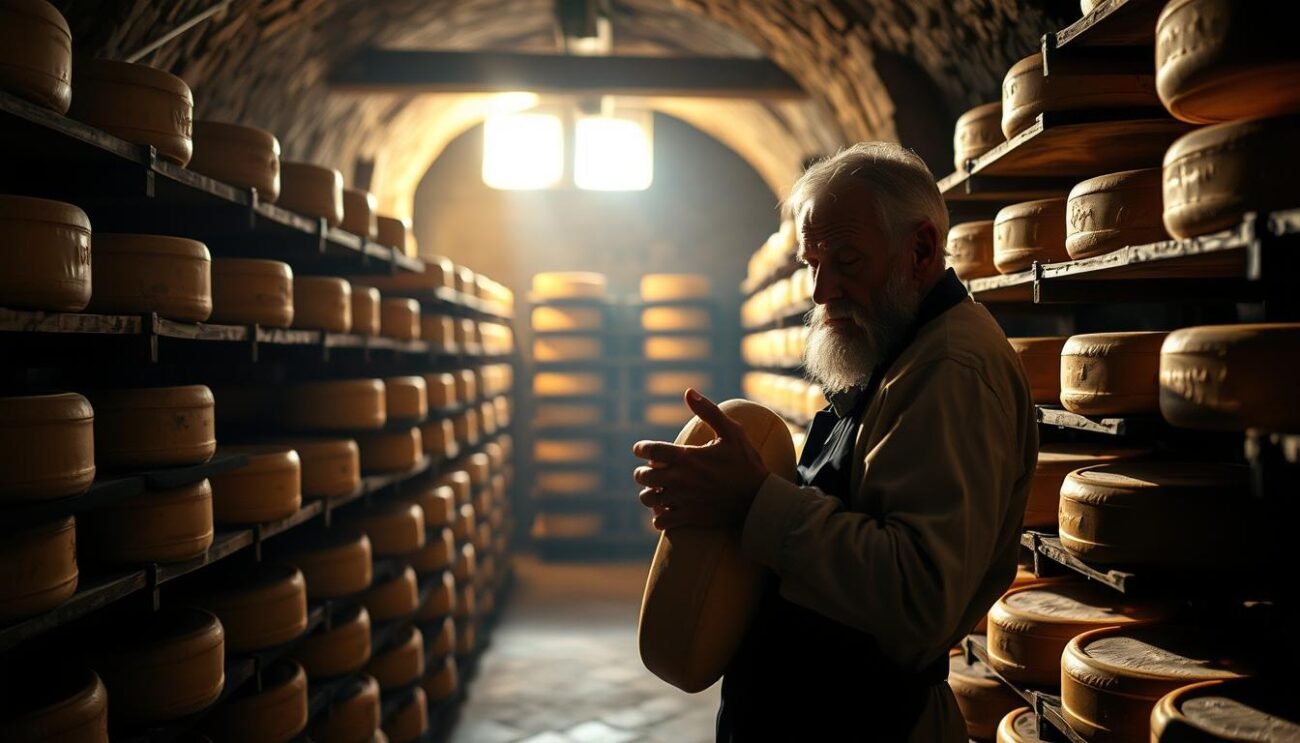 Stagionatura tradizionale dei formaggi