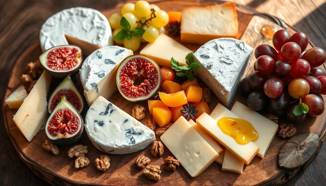 Tagliere di Formaggi e Frutta Stagionale Tagliere di Formaggi e Frutta Stagionale