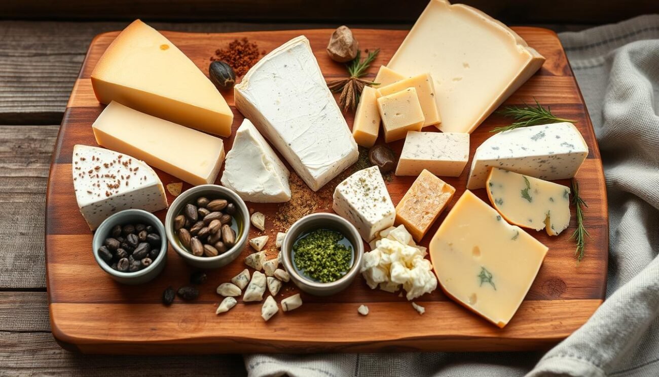 Tagliere di formaggi e spezie Tagliere di formaggi e spezie