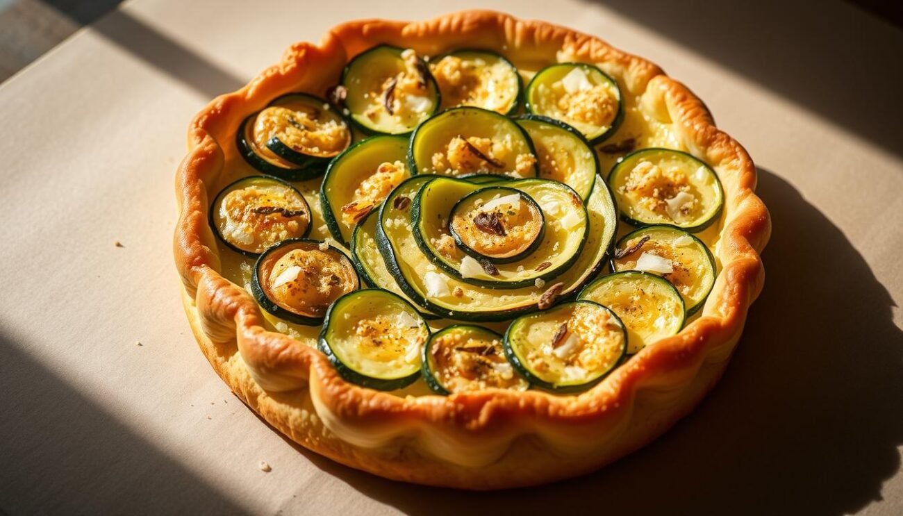 Torta salata vegetariana con zucchine Torta salata vegetariana con zucchine