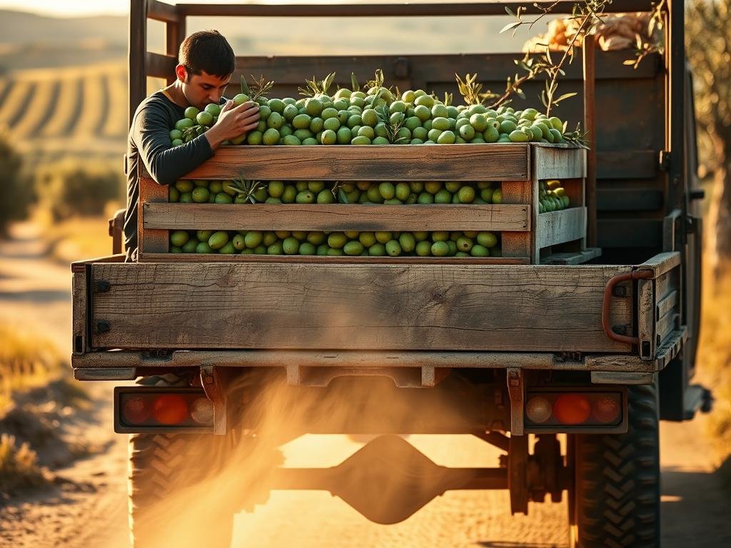 Trasporto olive e problematiche di conservazione