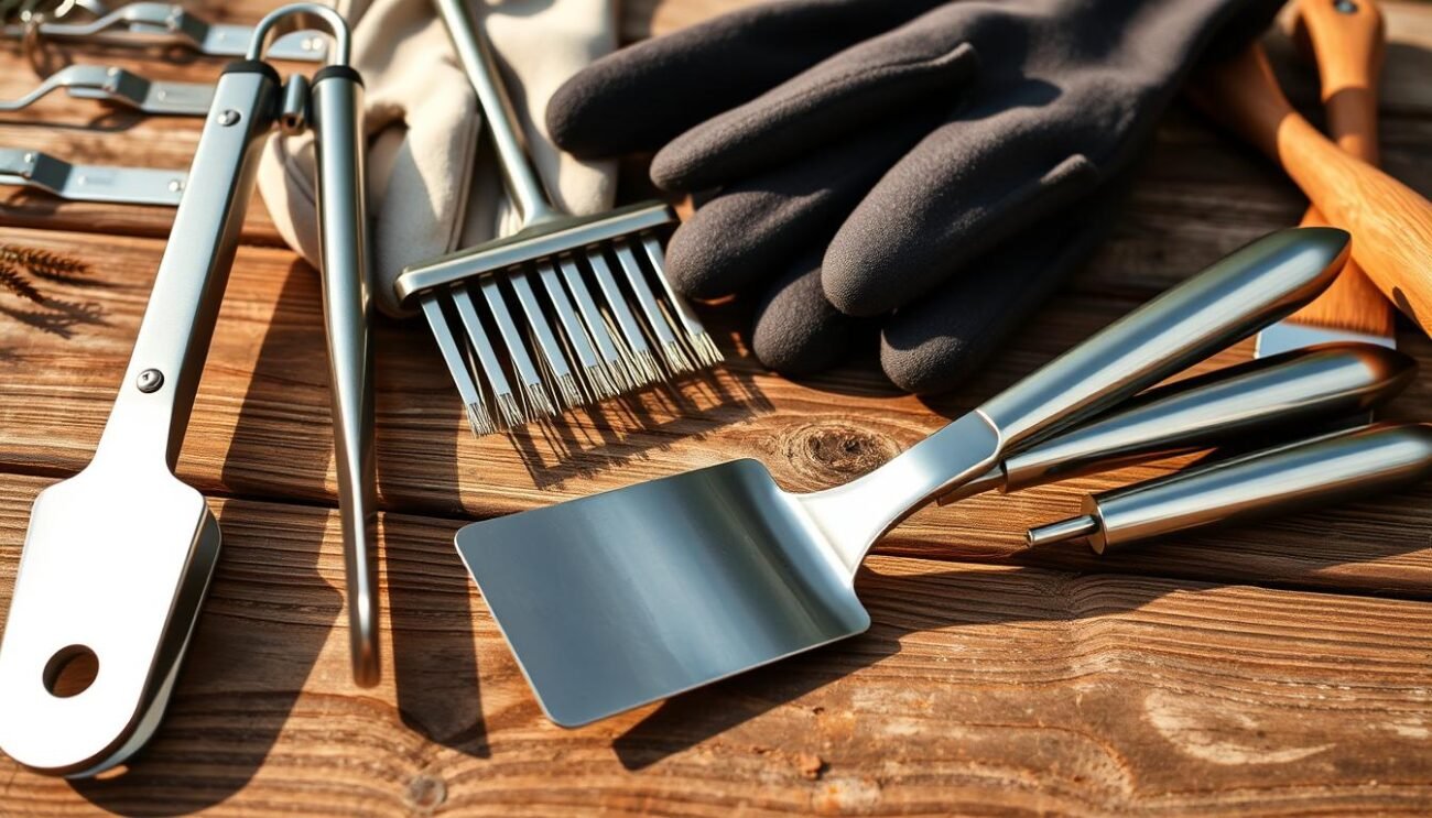 Utensili per barbecue professionali