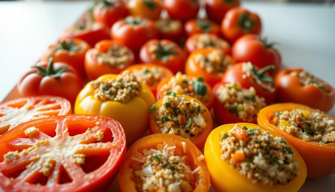 Varianti di pomodori ripieni