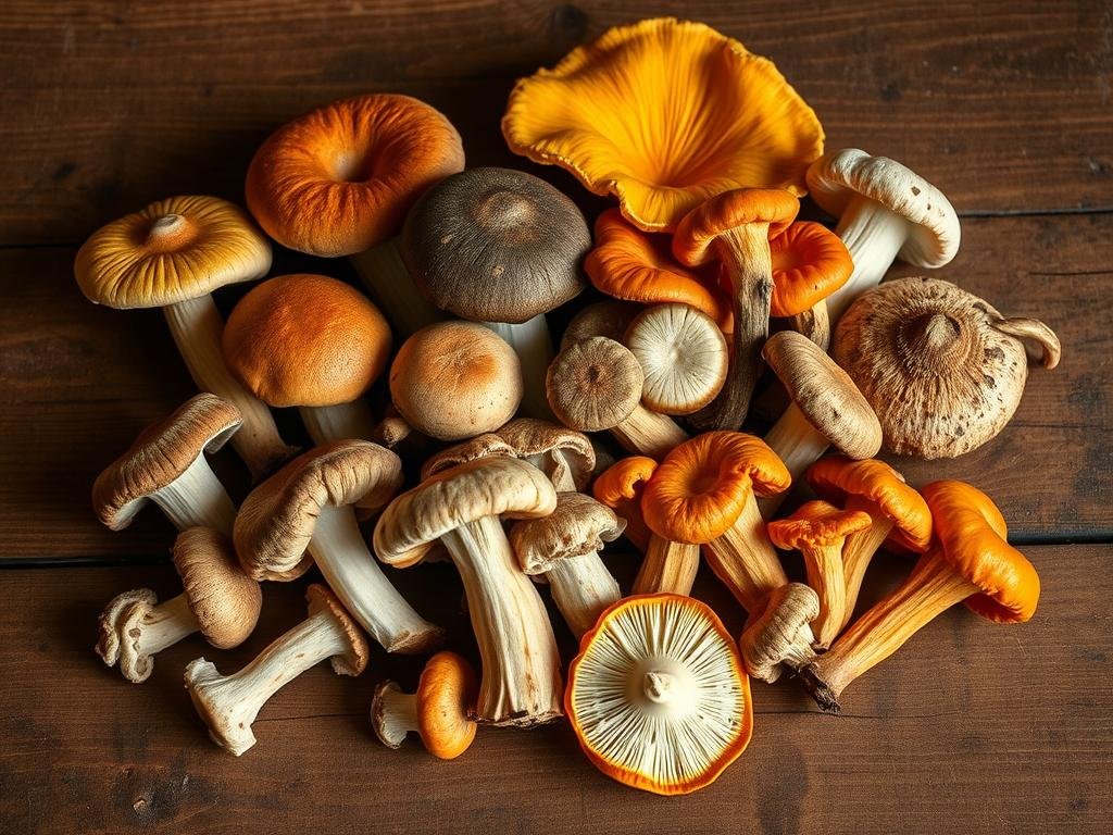 Varietà di funghi per salse